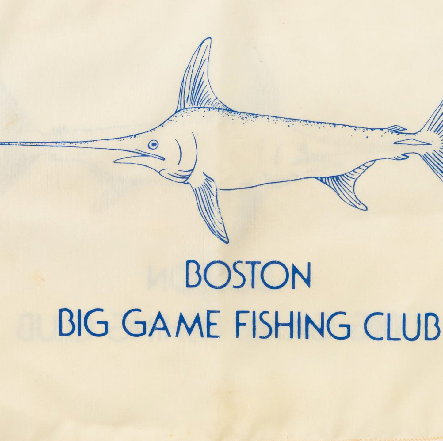 "Boston Big Game Fishing Club" Flag