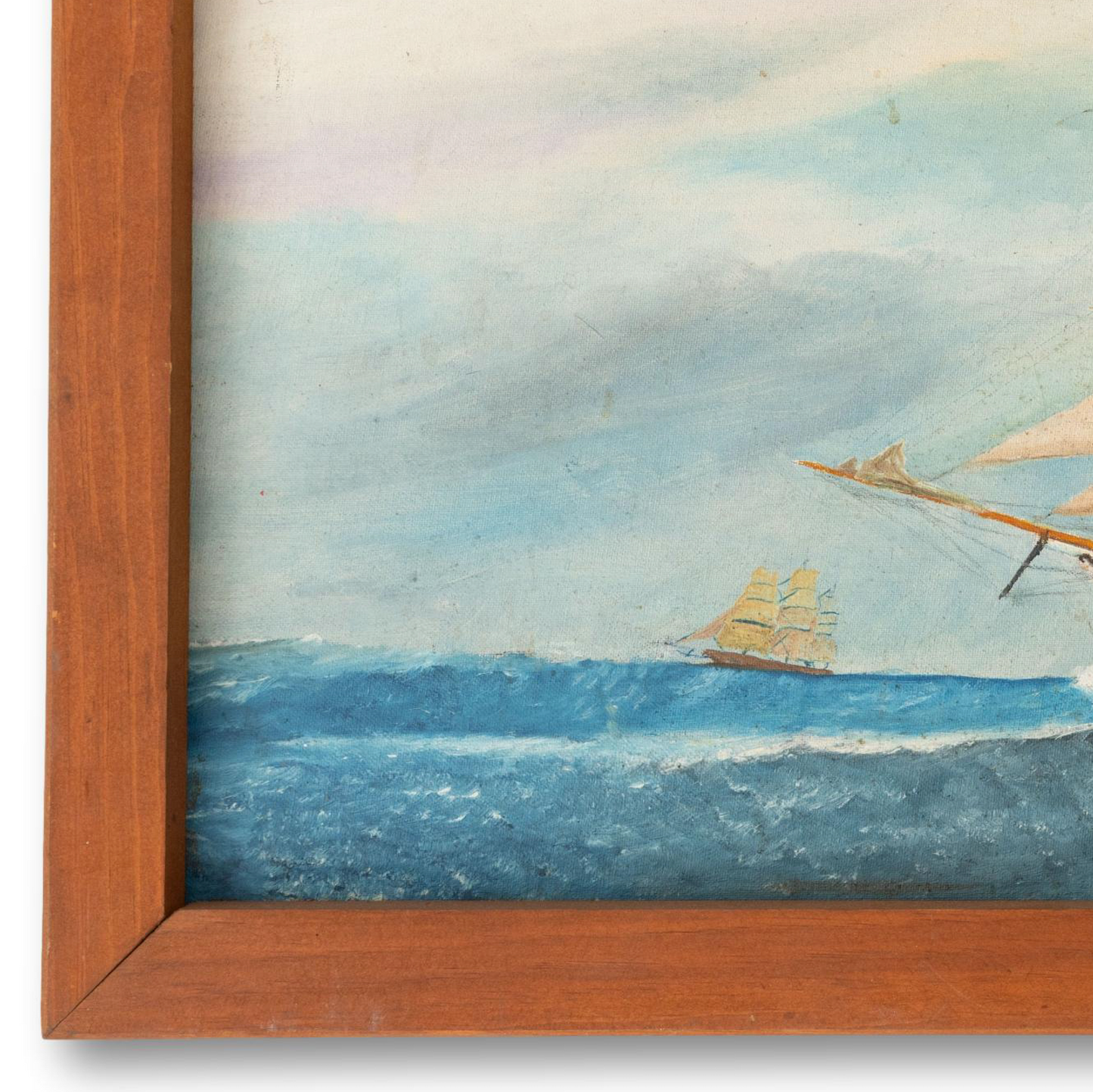 Large Ship Folk Painting