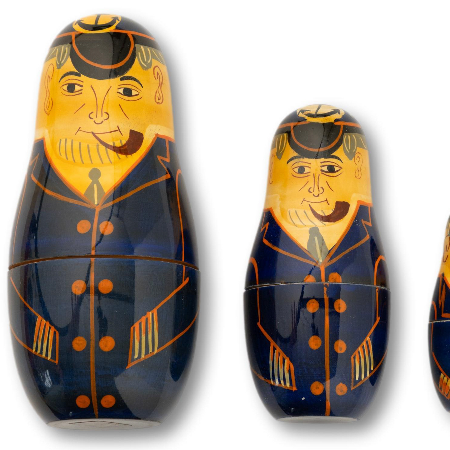 Sea Captain Nesting Dolls