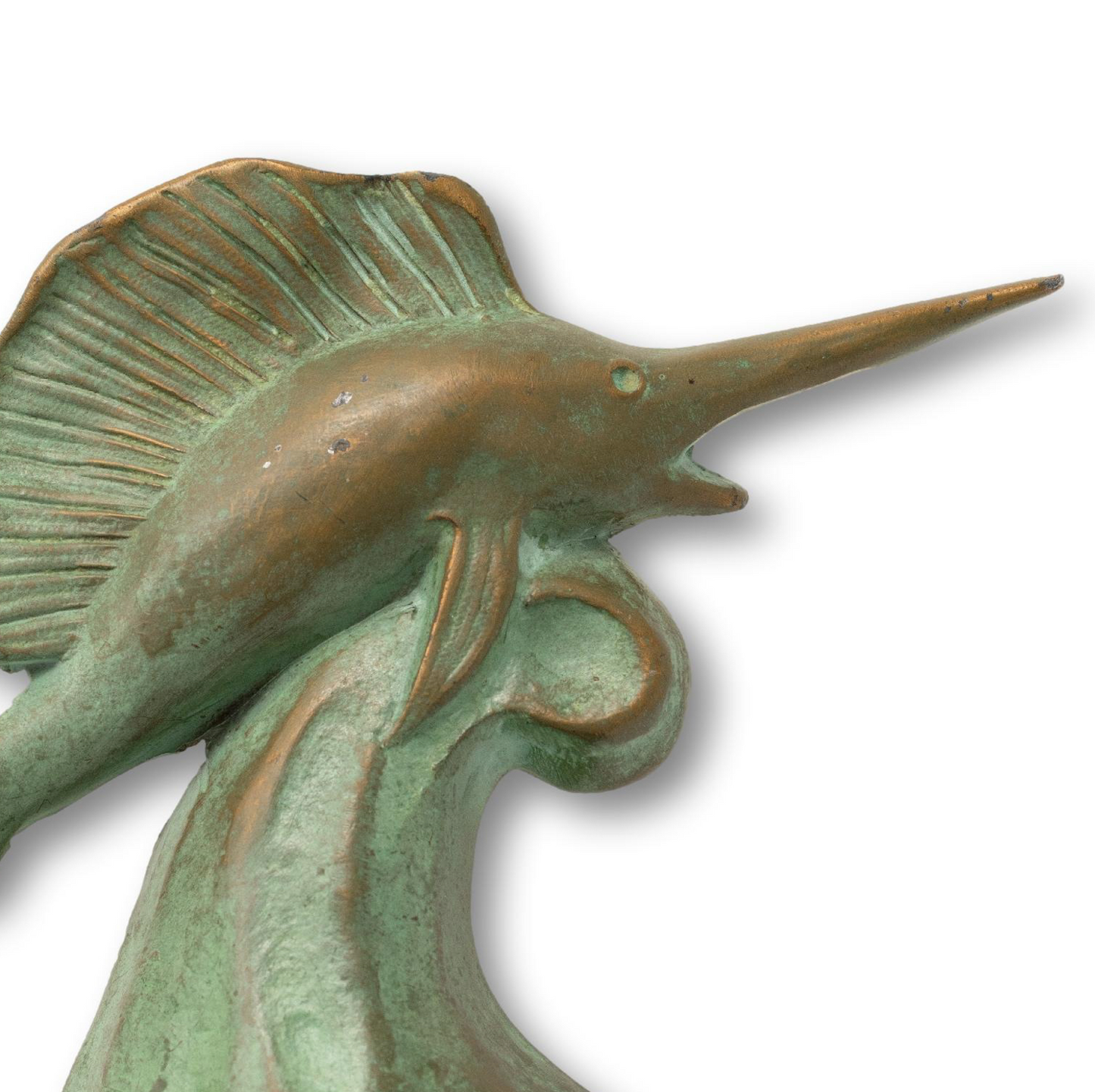 Weathered Brass Atlantic Sailfish