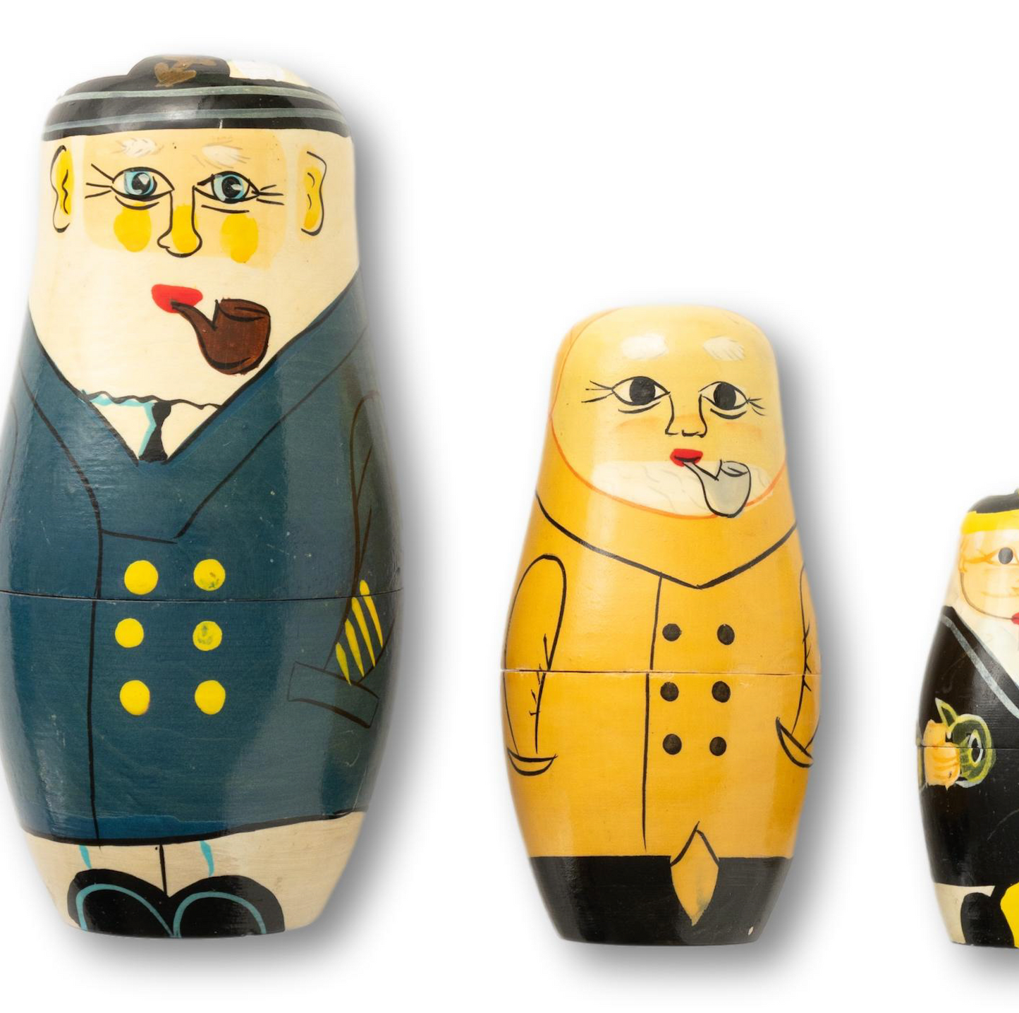 Sea Captain Nesting Dolls
