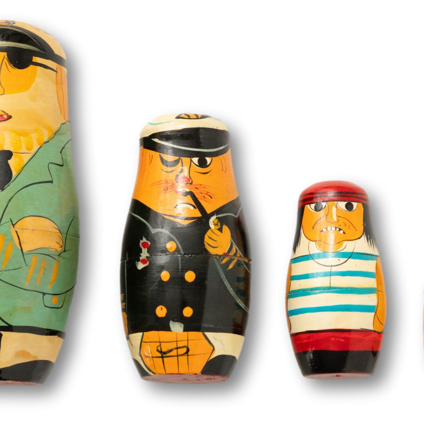 Sea Captain Nesting Dolls