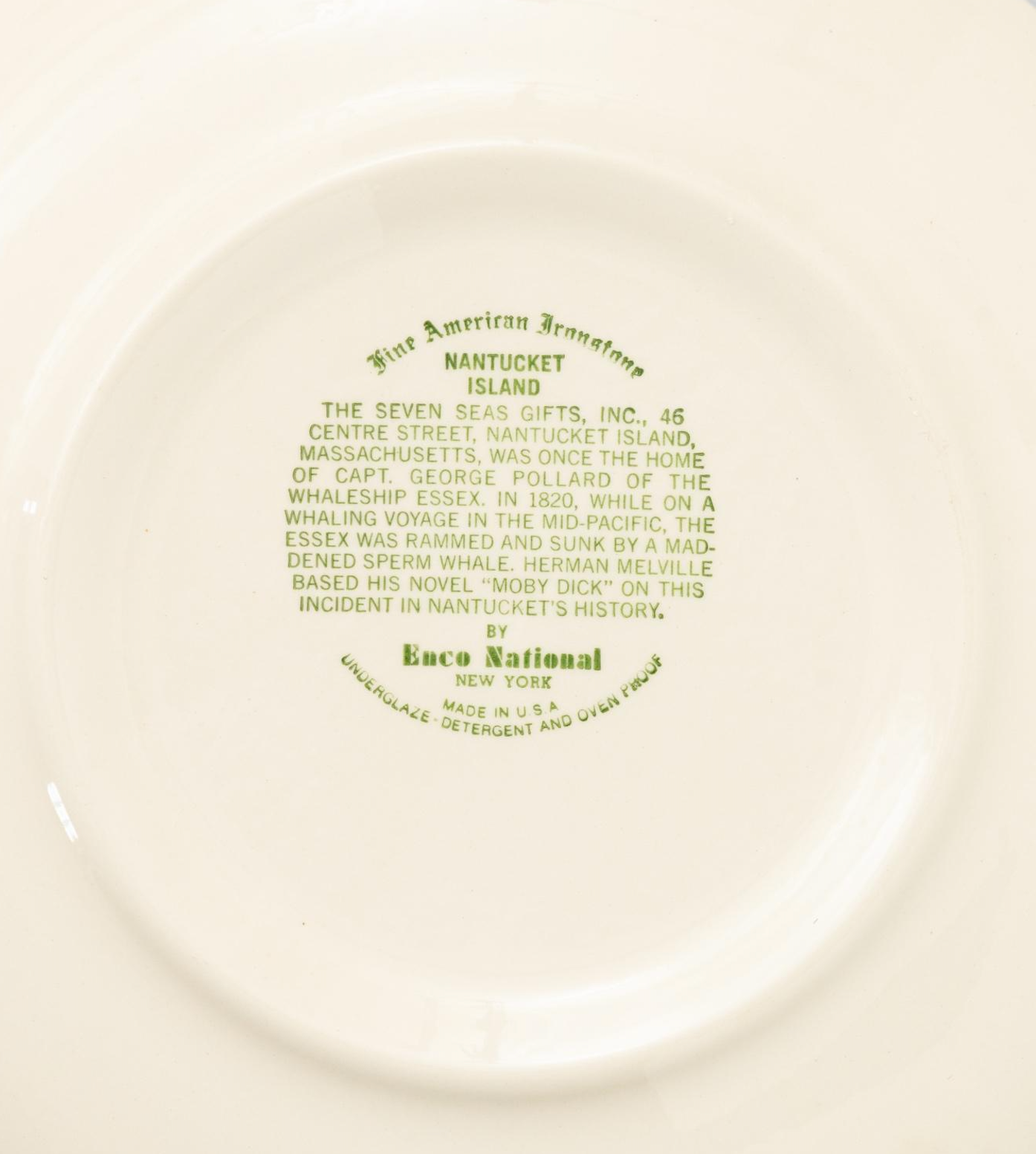 Nantucket Pictorial Plate