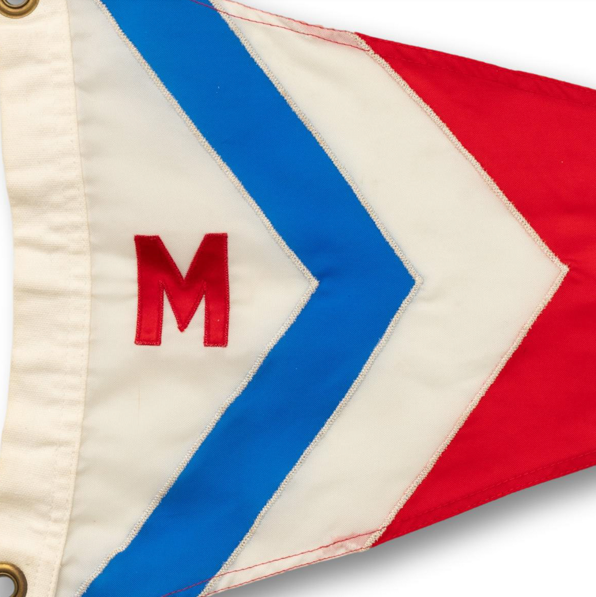 Red, White And Blue "M" Pennant