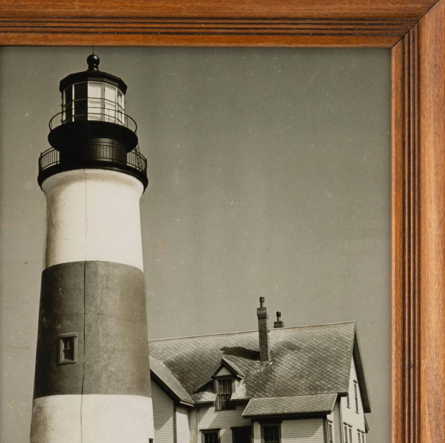 Framed 1953 Sankaty Lighthouse Photo