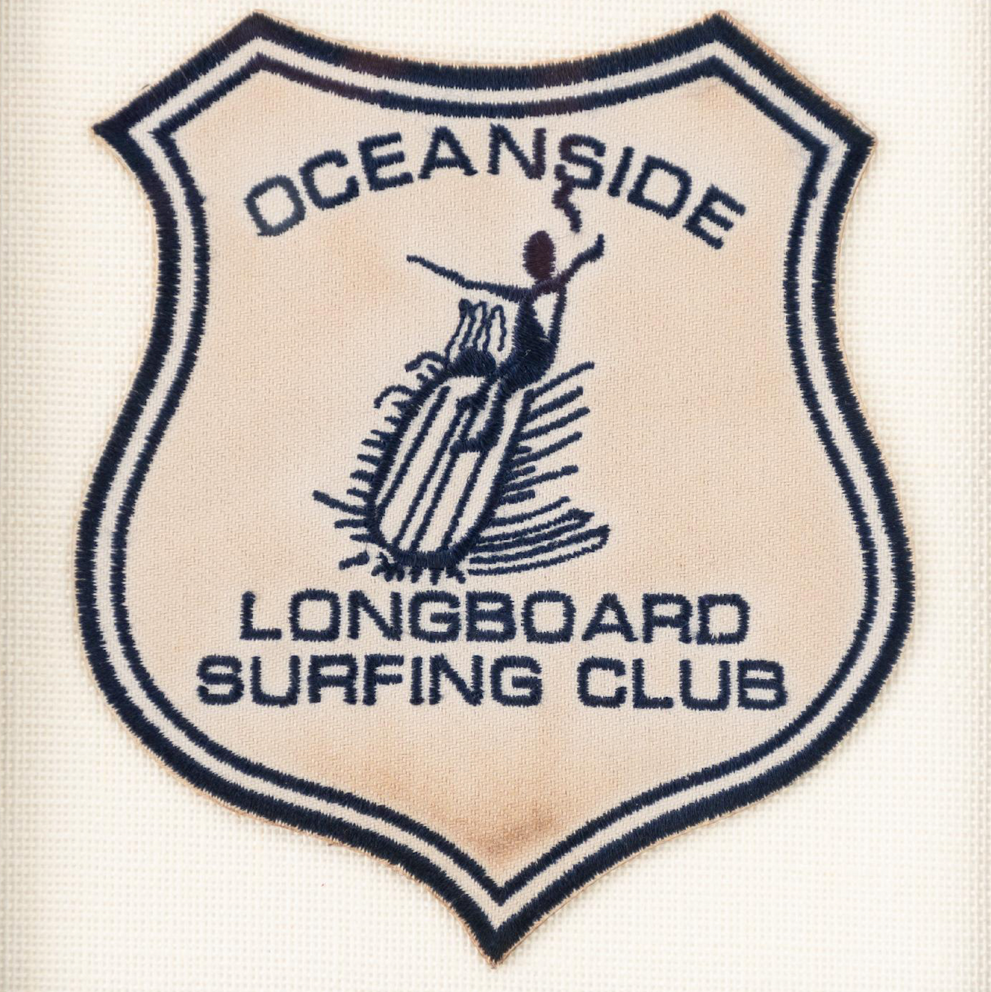 Framed Oceanside Longboard Surfing Club Patch