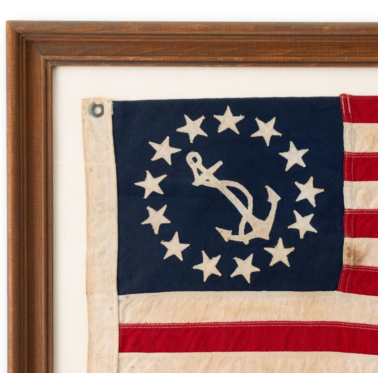Large Framed Yacht Ensign