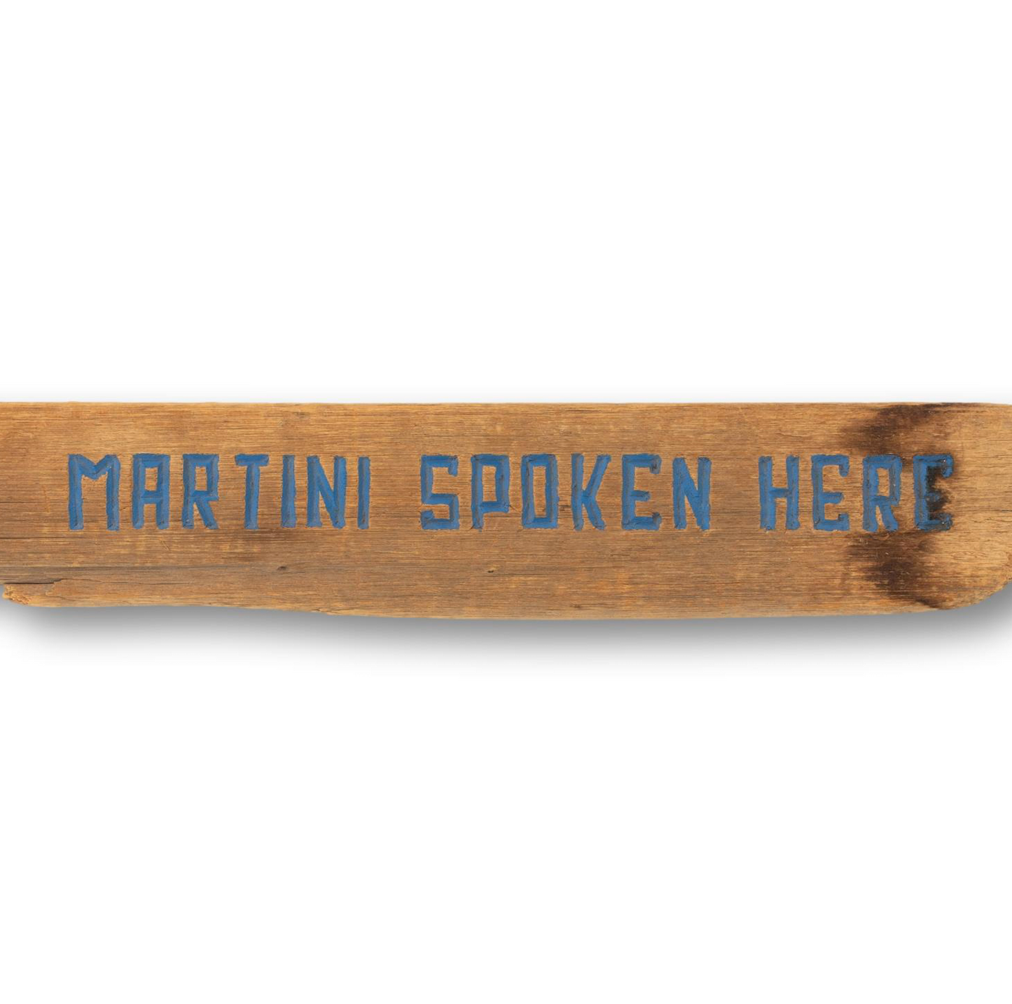 "Martini Spoken Here" Sign