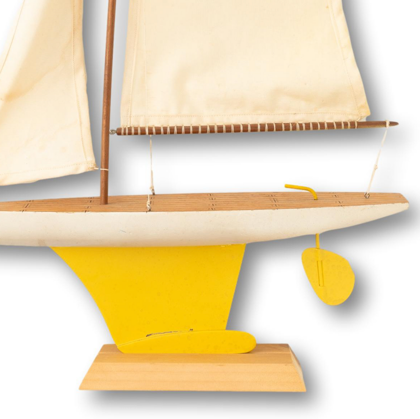 Yellow Sailboat w. Stand
