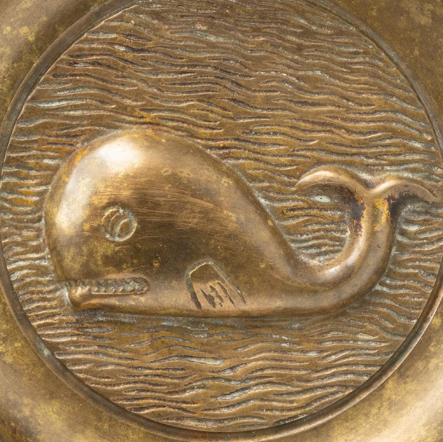 Brass Whale Ashtray / Catchall