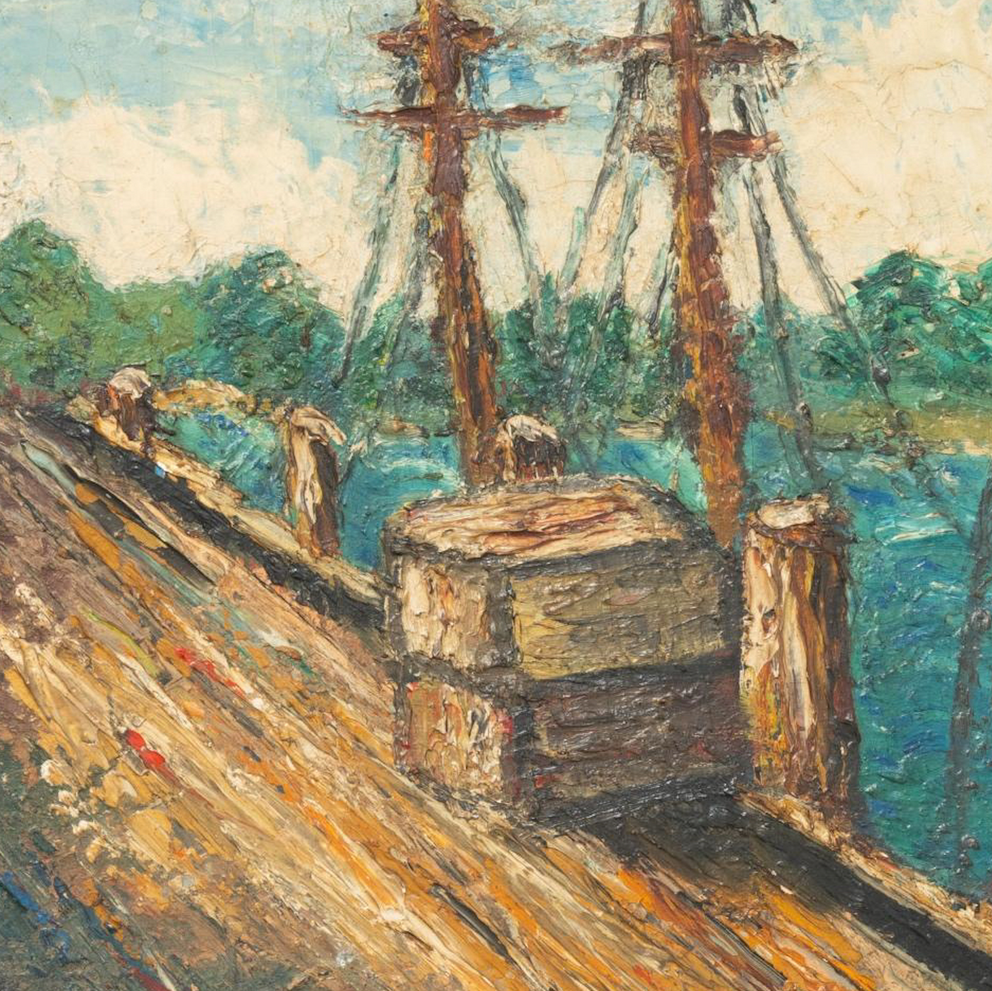 Heavily Textured Oil Painting