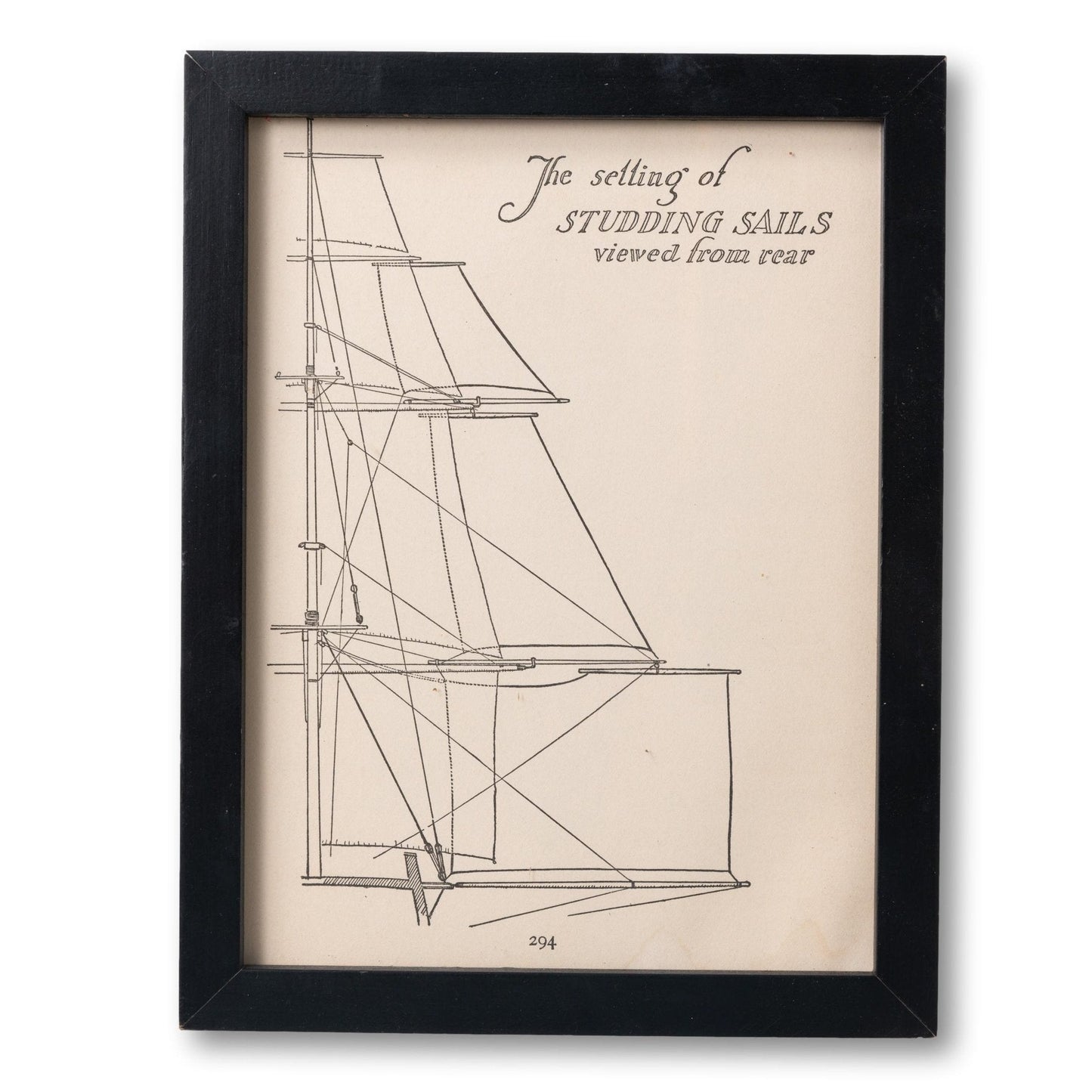 Framed "Setting Sails" Bookplate