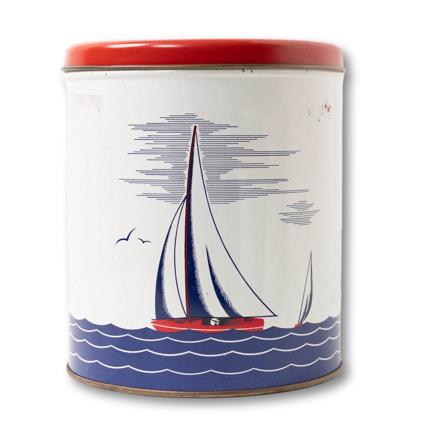 Set of 4 Nesting Sailboat Tins