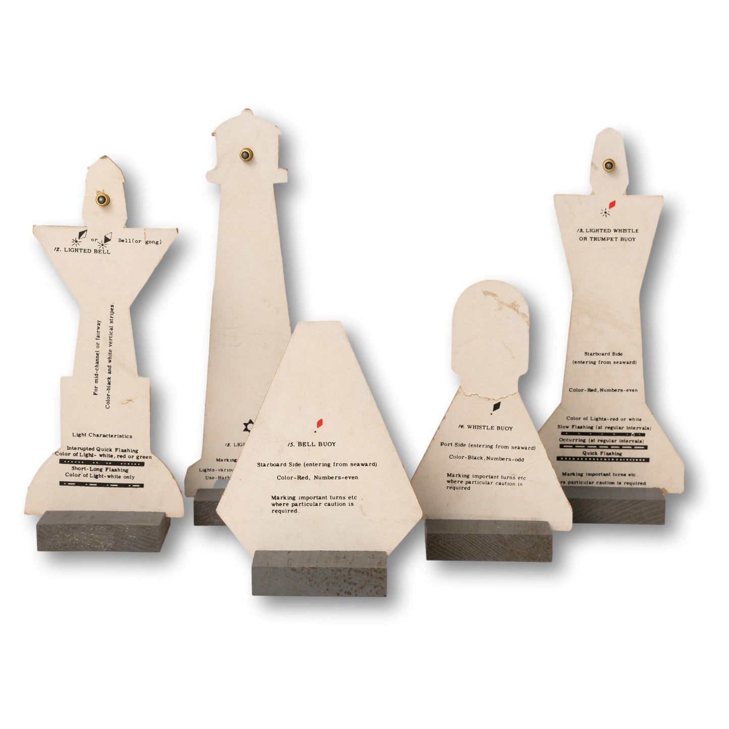 Nautical Marker Training Cards, Set of 5