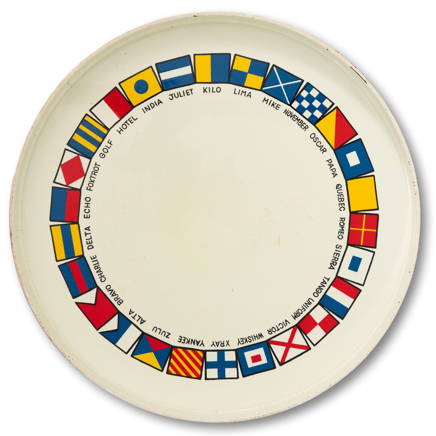 Nautical Flag Cocktail Tray