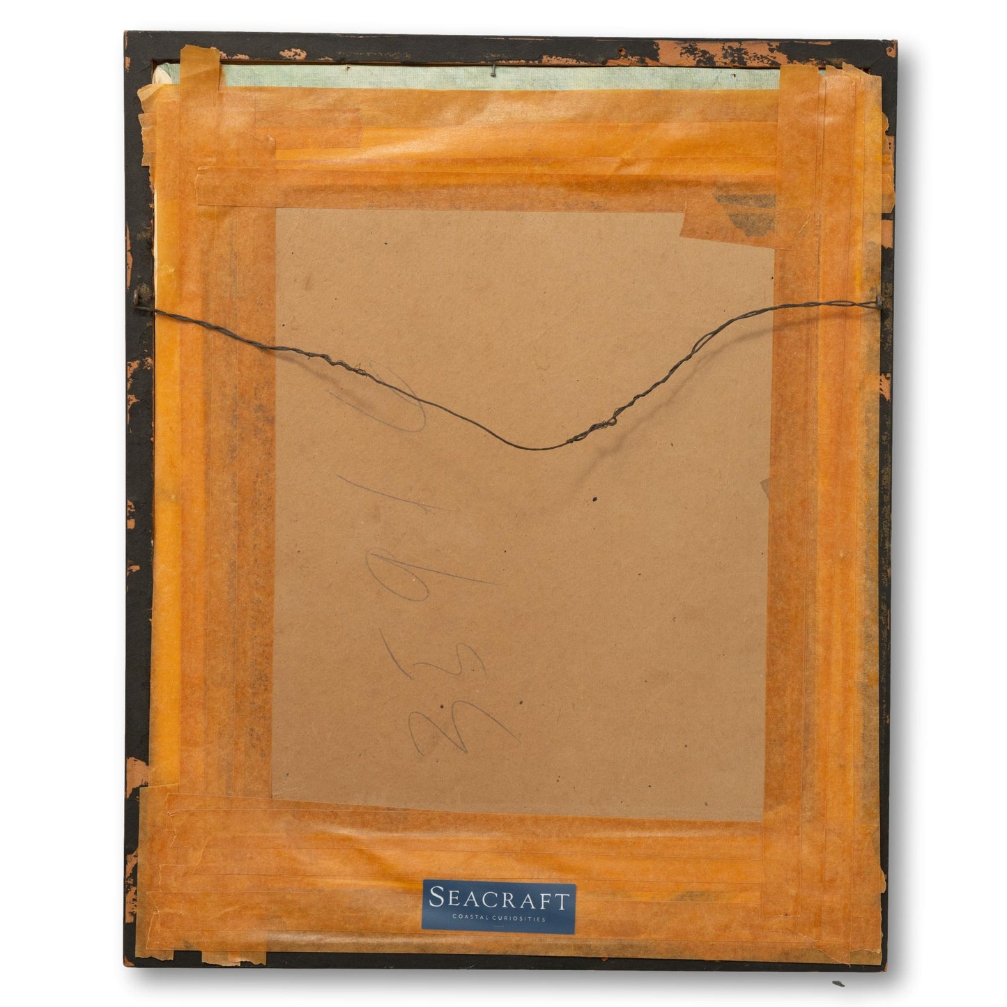 Framed "Man at the Wheel"