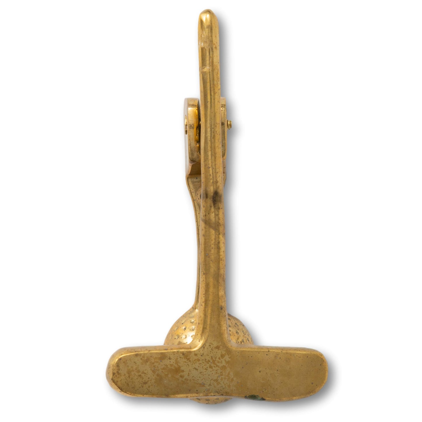 Gold Putter & Ball Door Knocker