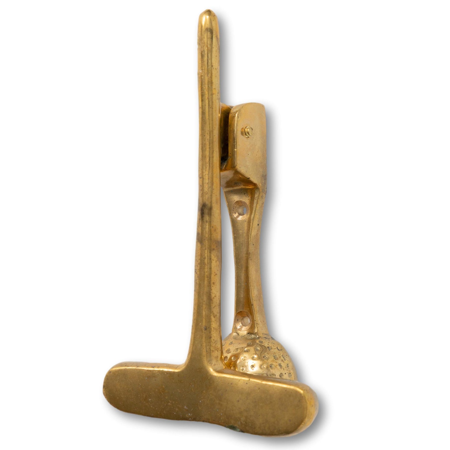 Gold Putter & Ball Door Knocker