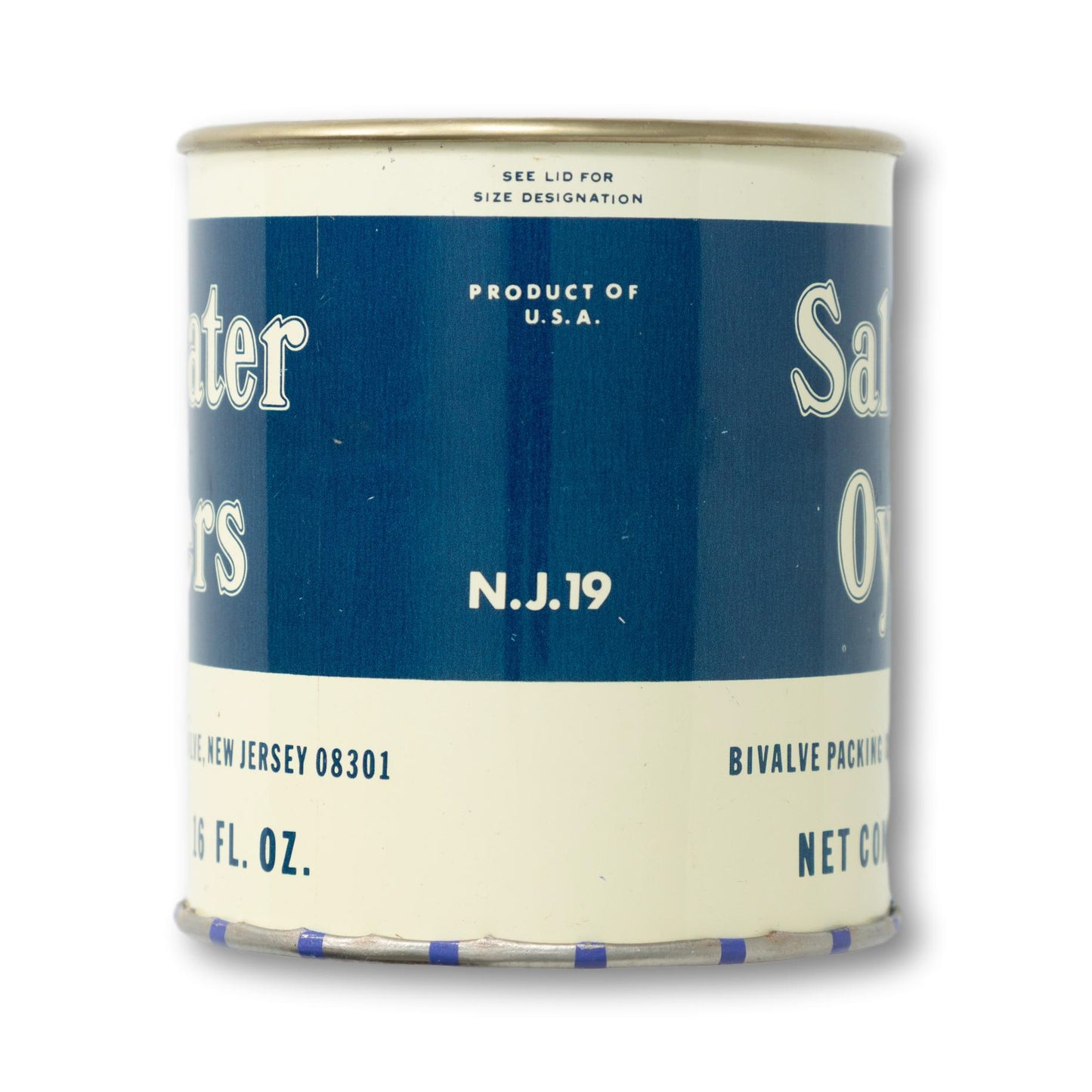 "Saltwater Oysters" Tin