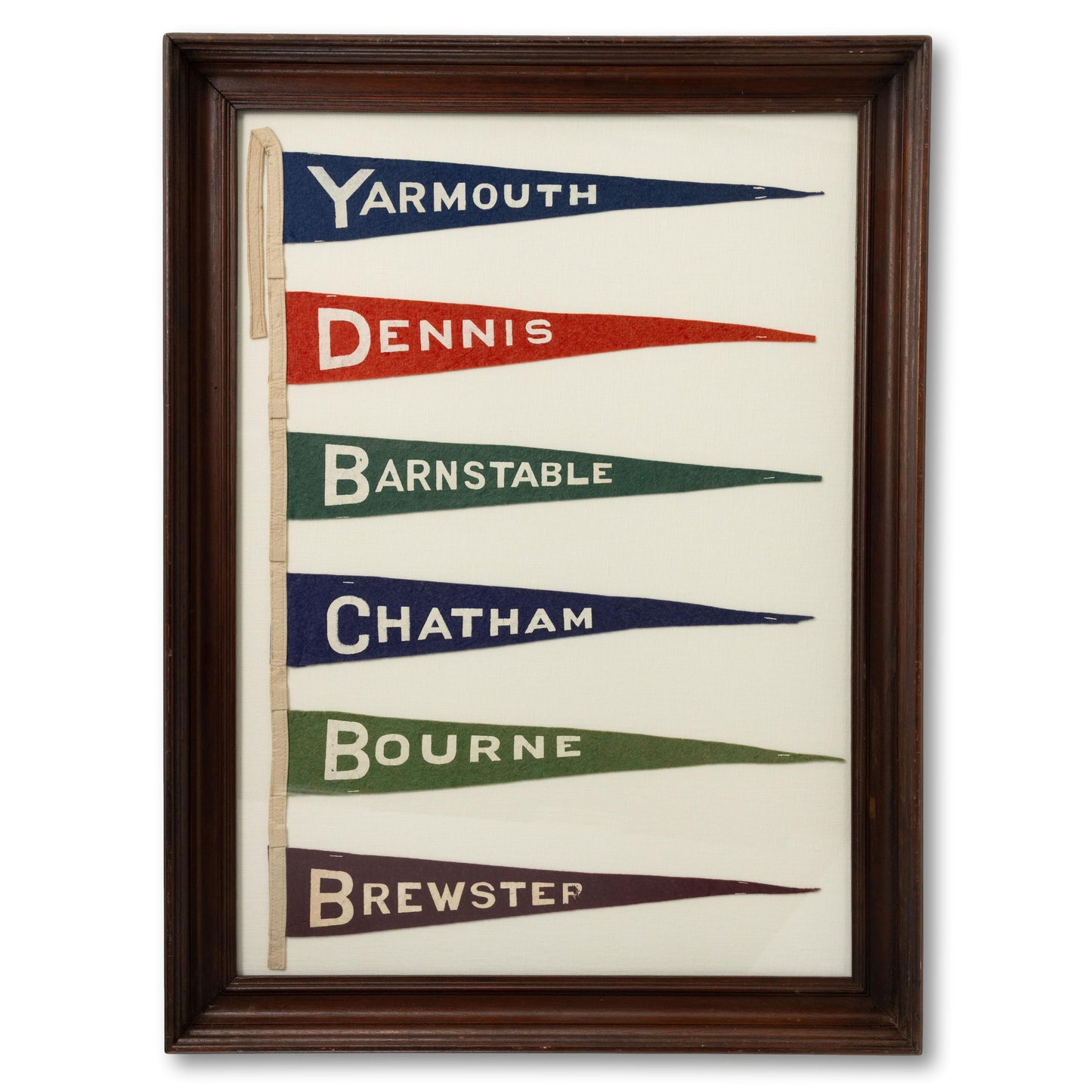 Framed Cape Cod Towns Pennants