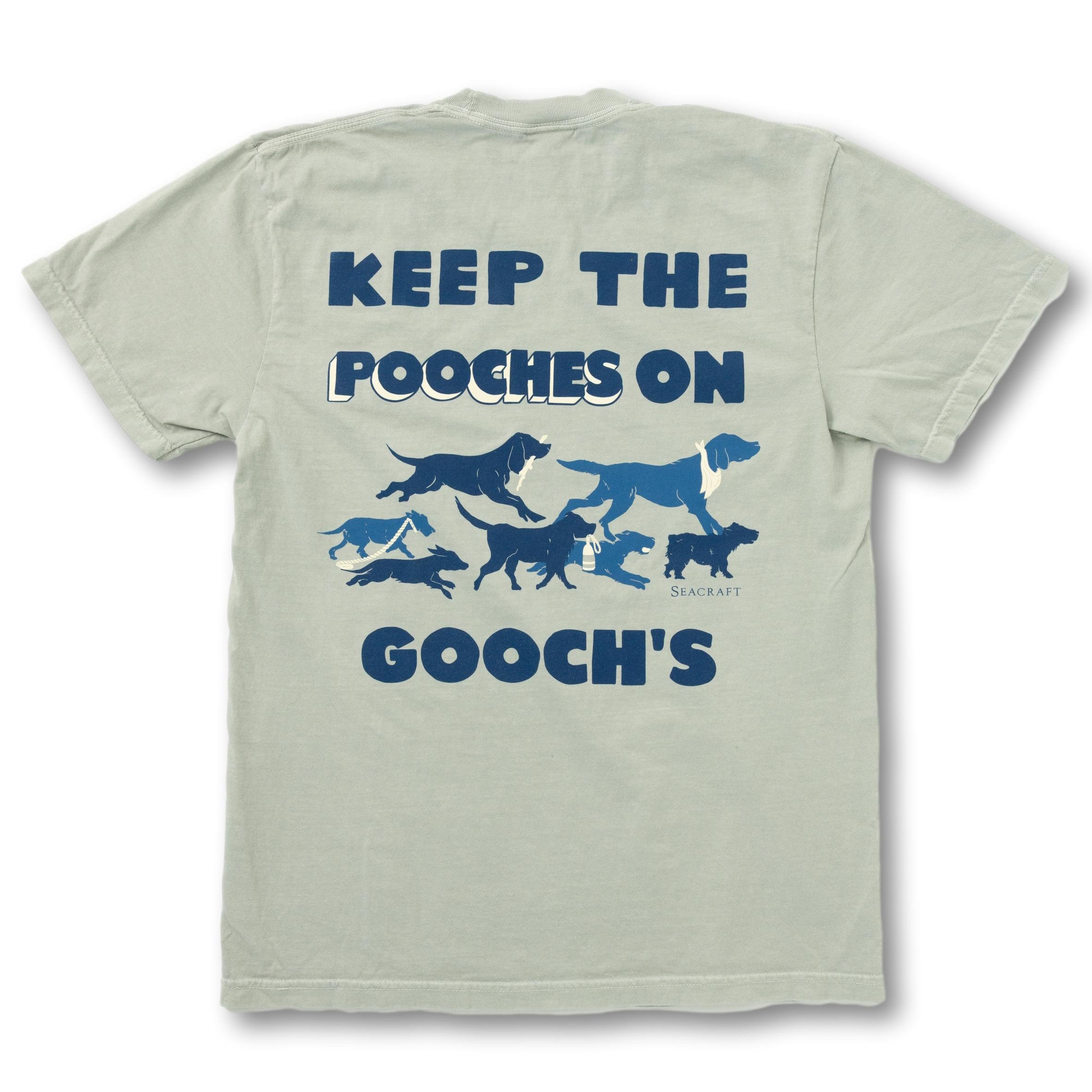 DIG YOUR OWN GRAVE ラインストーンゲームシャツXU DOG Keep the Pooches on Gooch's