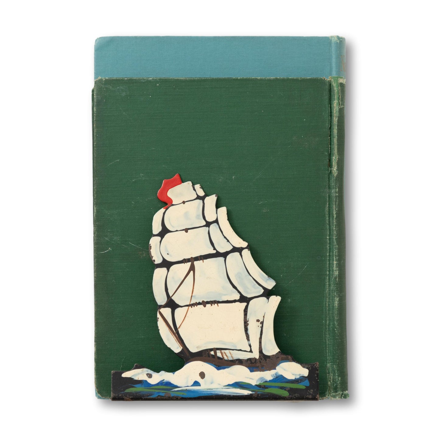 Painted Ship Bookends