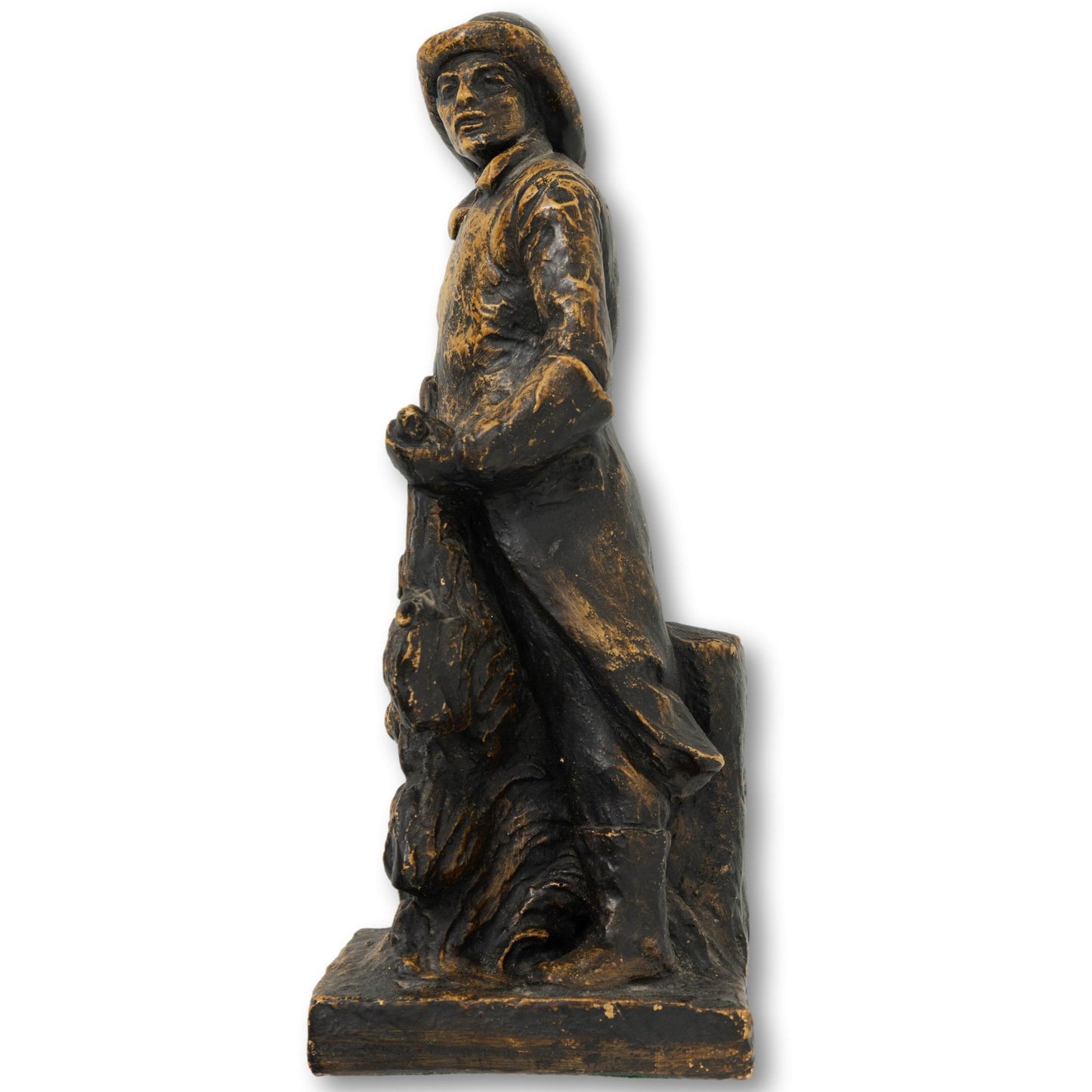 "Man at the Wheel" Statue
