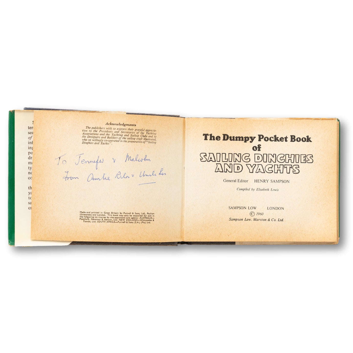 The Dumpy Pocket Book of Sailing Dinghies and Yachts
