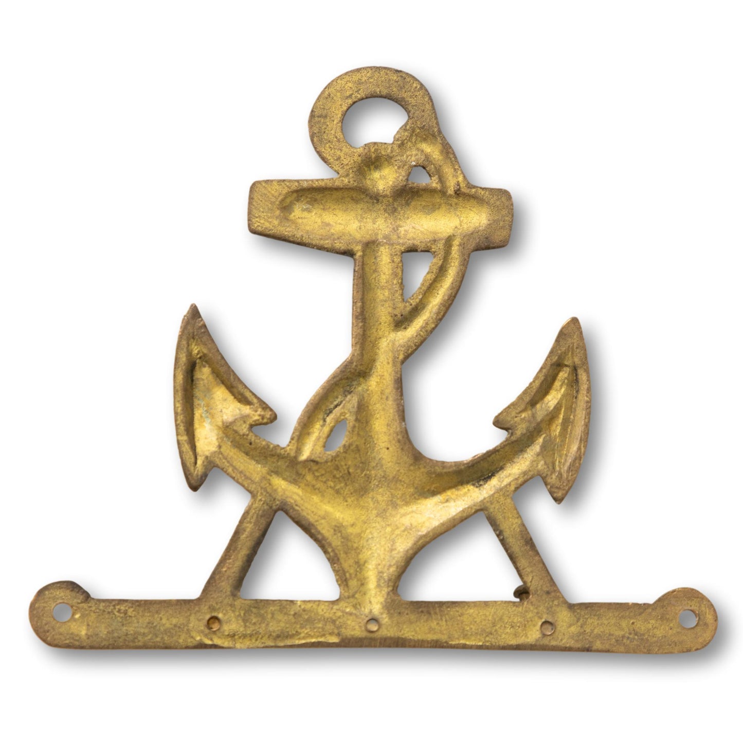 Brass Anchor & Rope Wall Hook