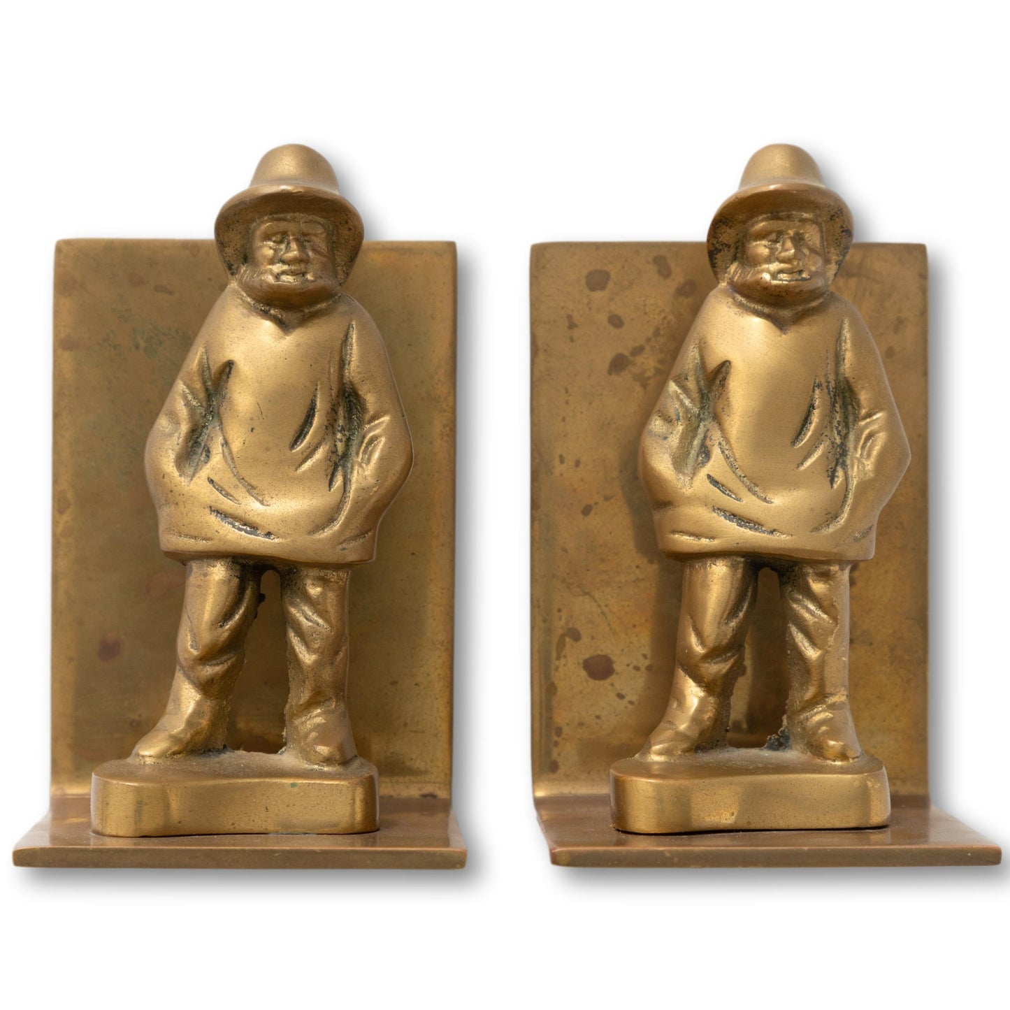 Brass Old Salt Bookends (Pair)