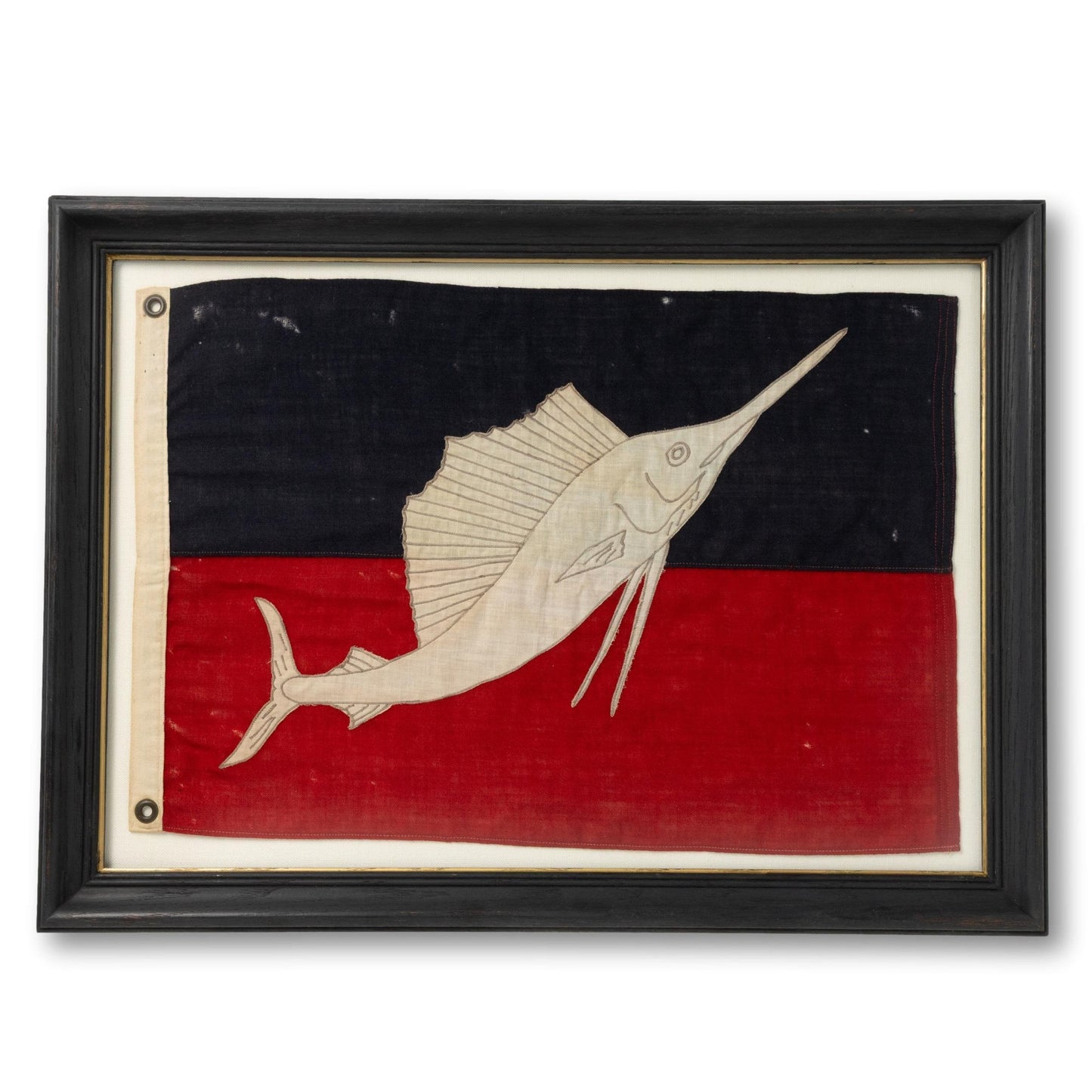 Large Framed Sailfish Trophy Flag
