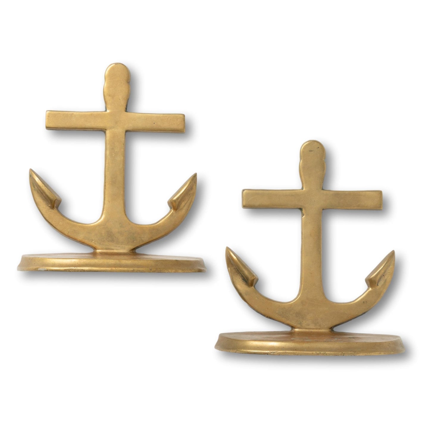 Unique Brass Anchor Book Ends