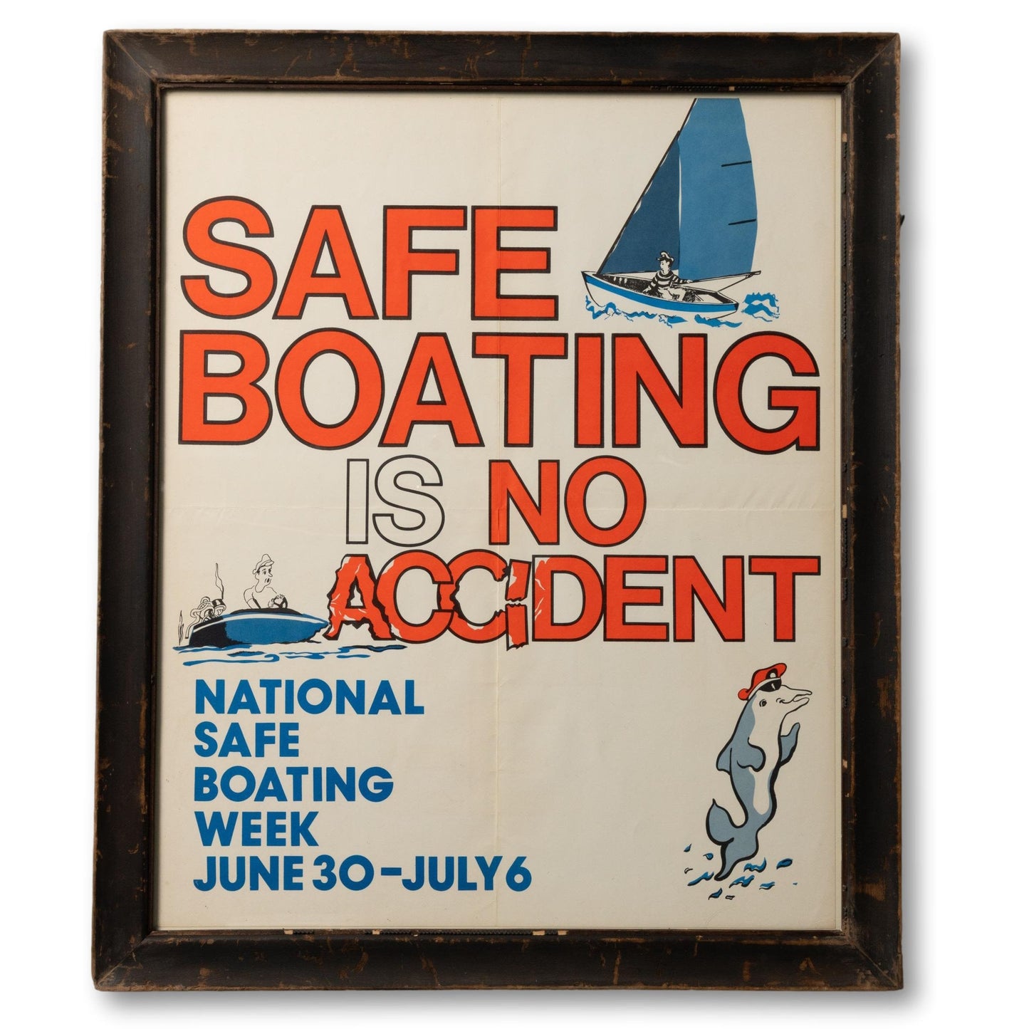 1970s Safe Boating Poster