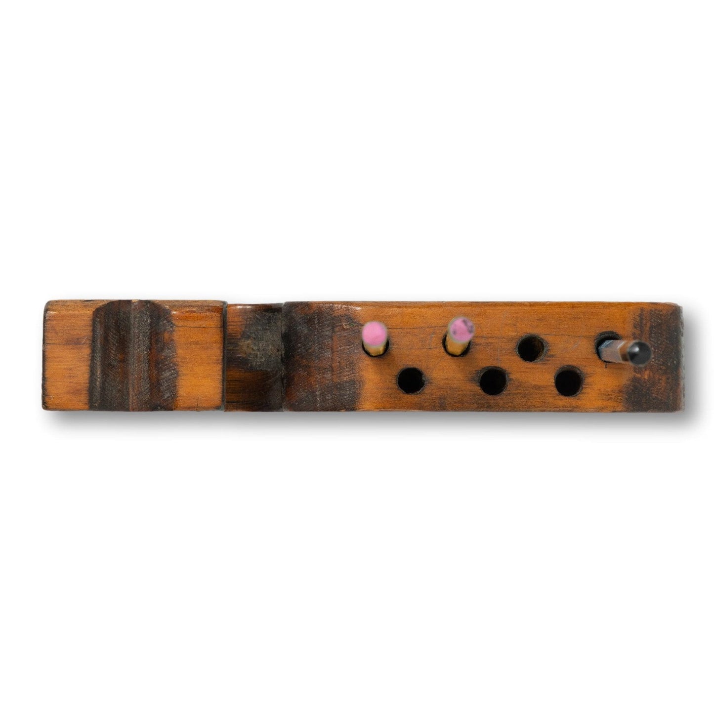 Wood Whale Pencil Holder