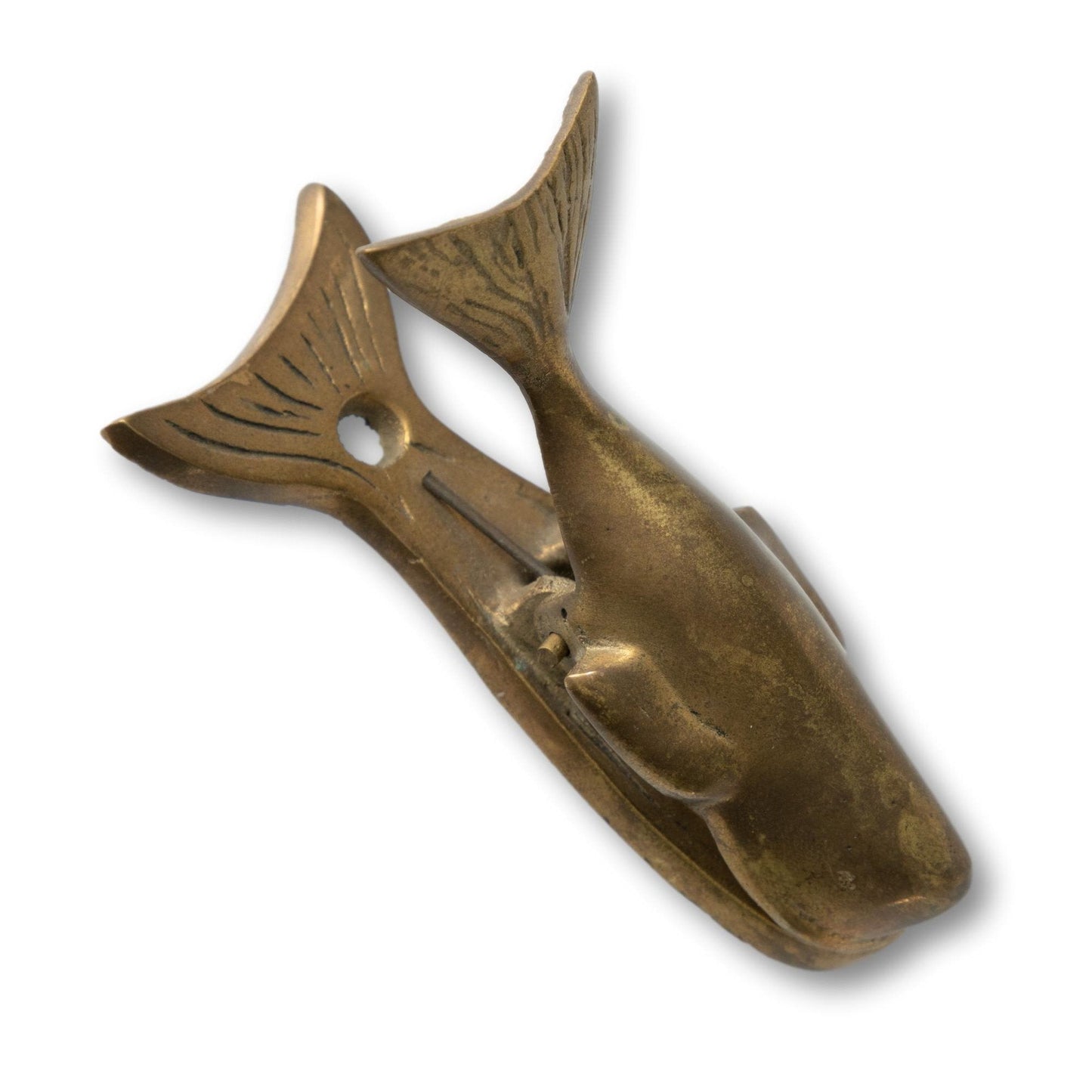 Brass Whale Clip
