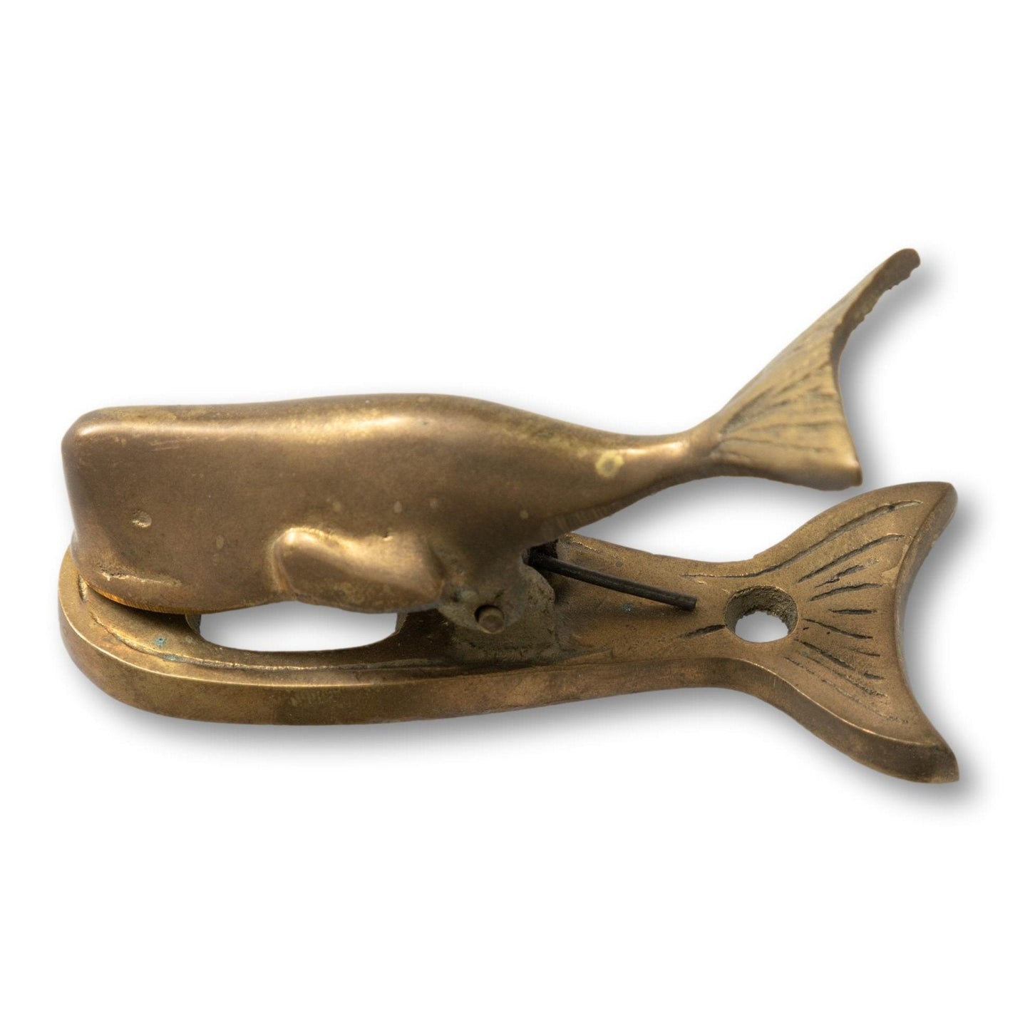 Brass Whale Clip