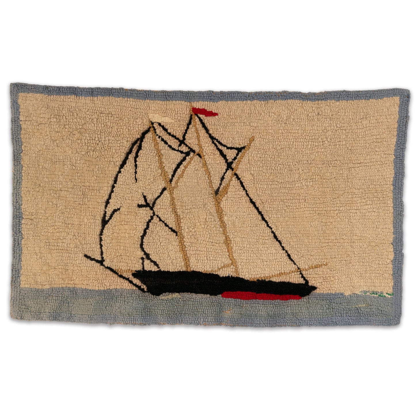 Bluenose Hooked Rug