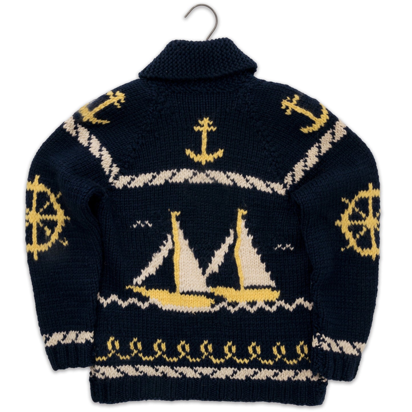 Handmade Nautical Wool Cardigan