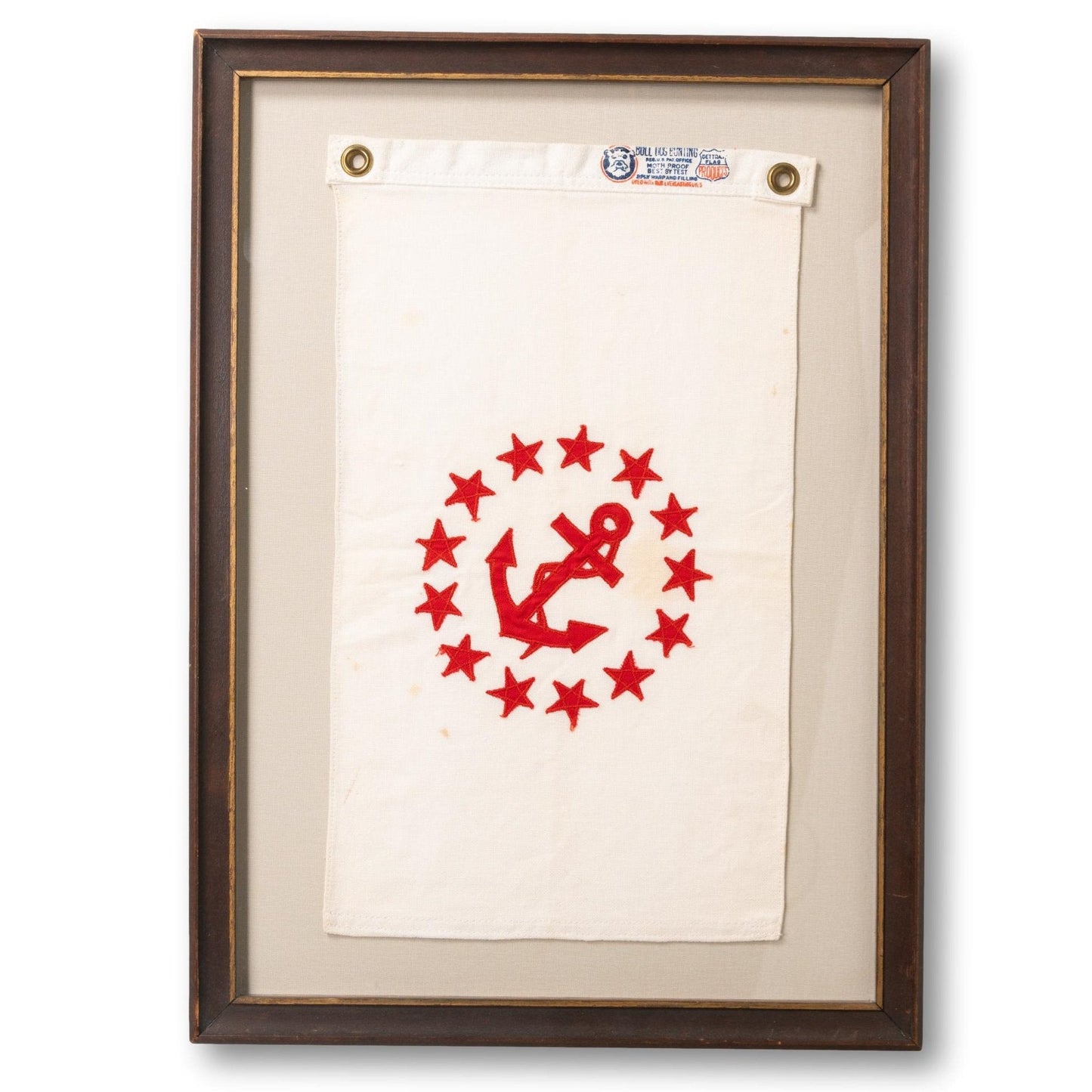 Vertical Framed Rear Commodore Flag