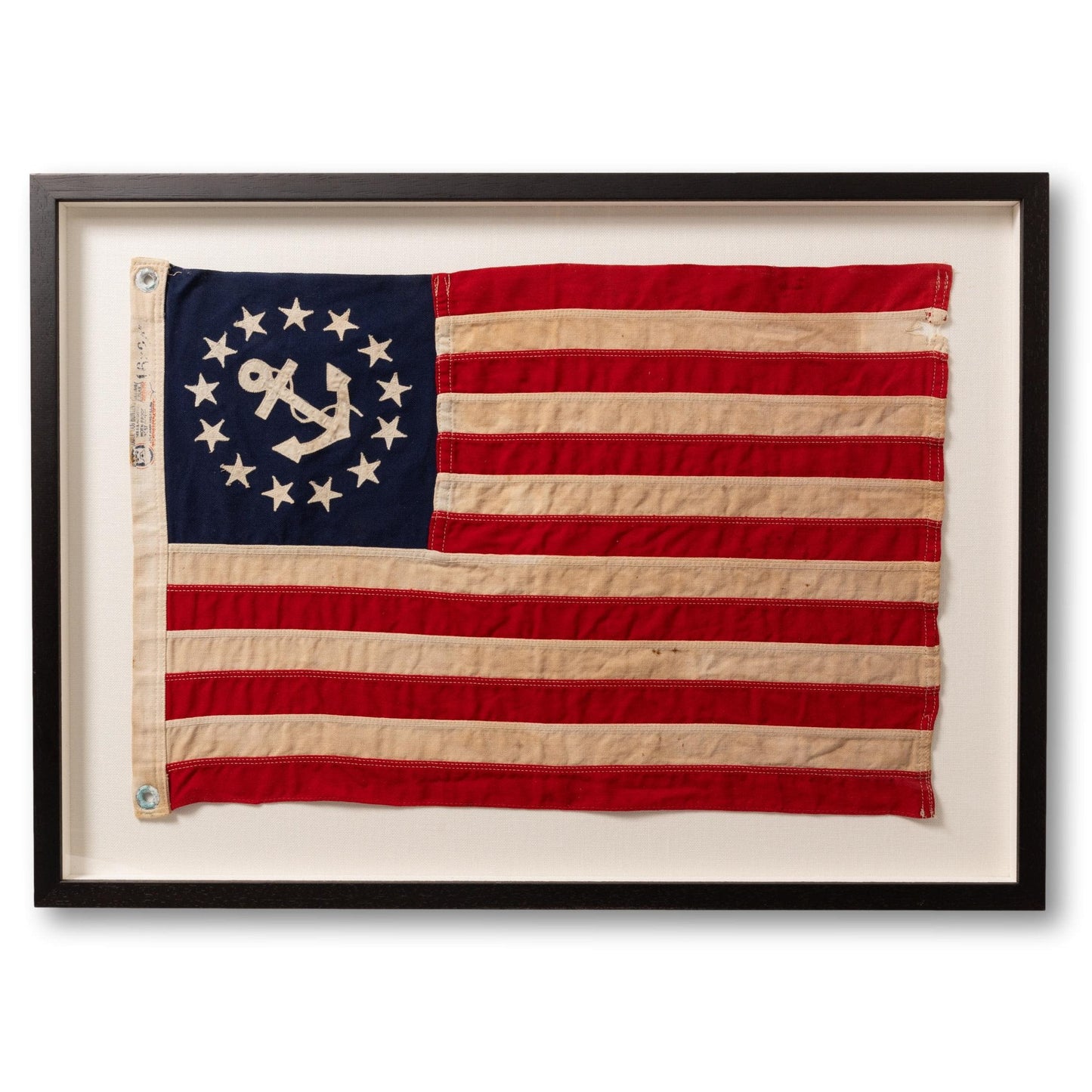 Shadow Box Framed Yacht Ensign