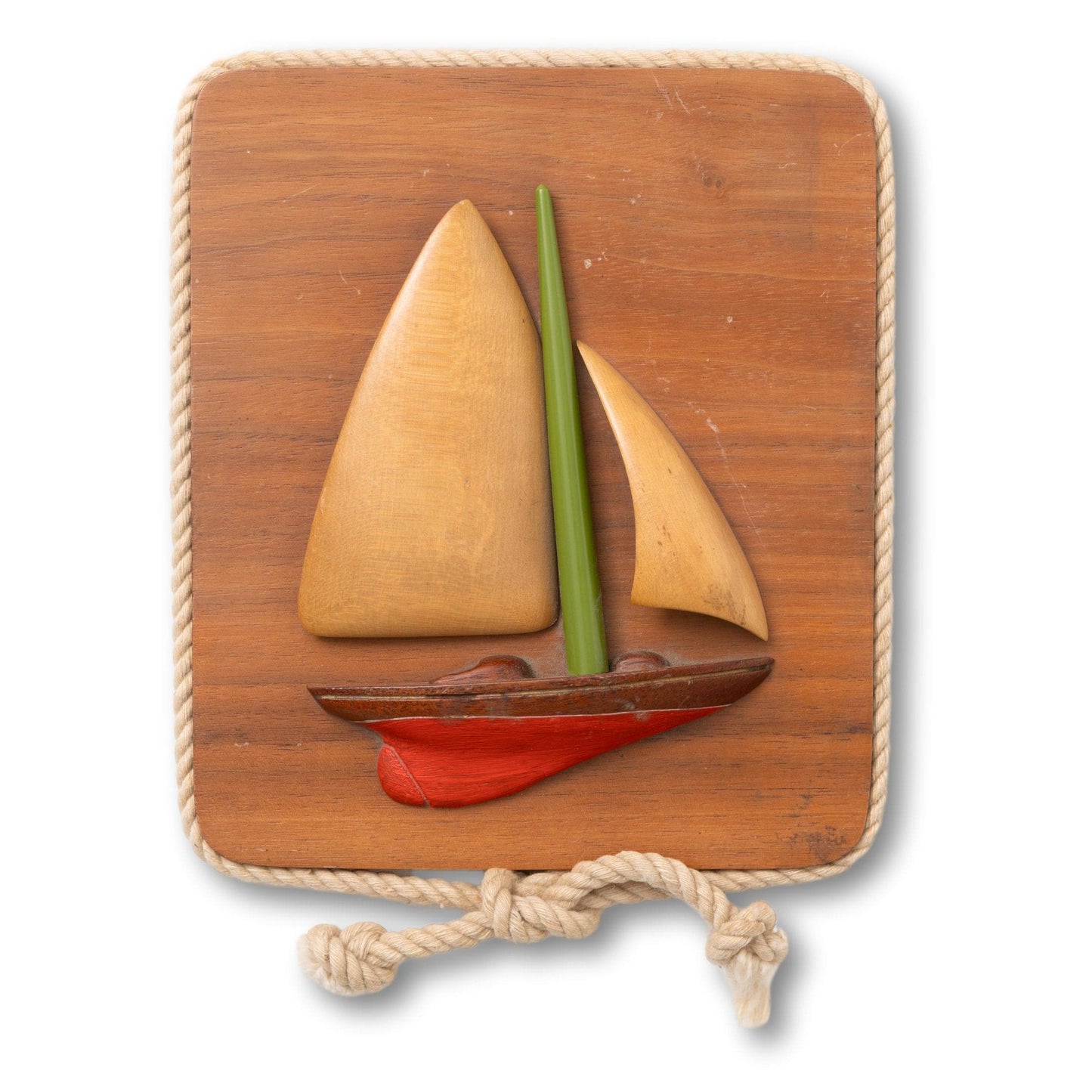 Mid-Century Sailboat Art