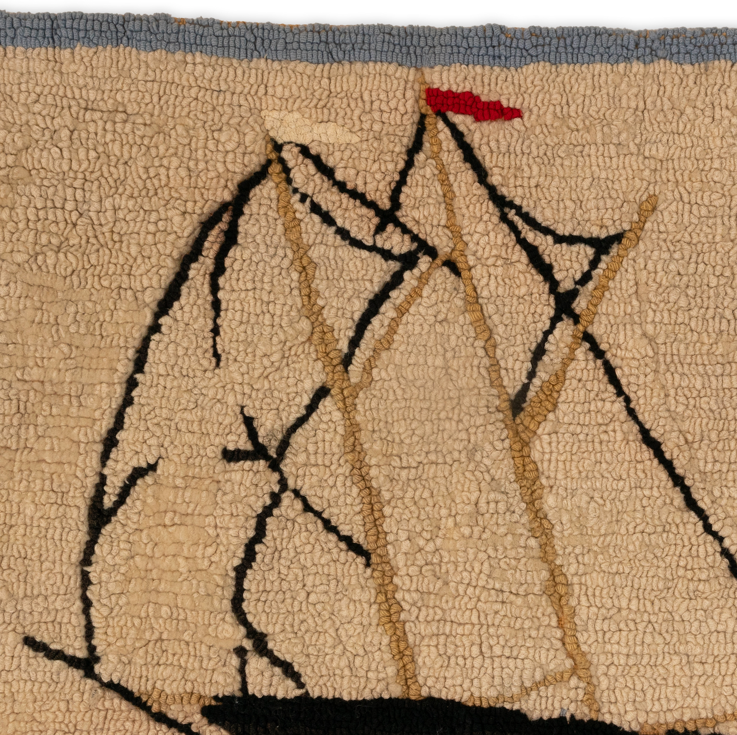 Bluenose Hooked Rug