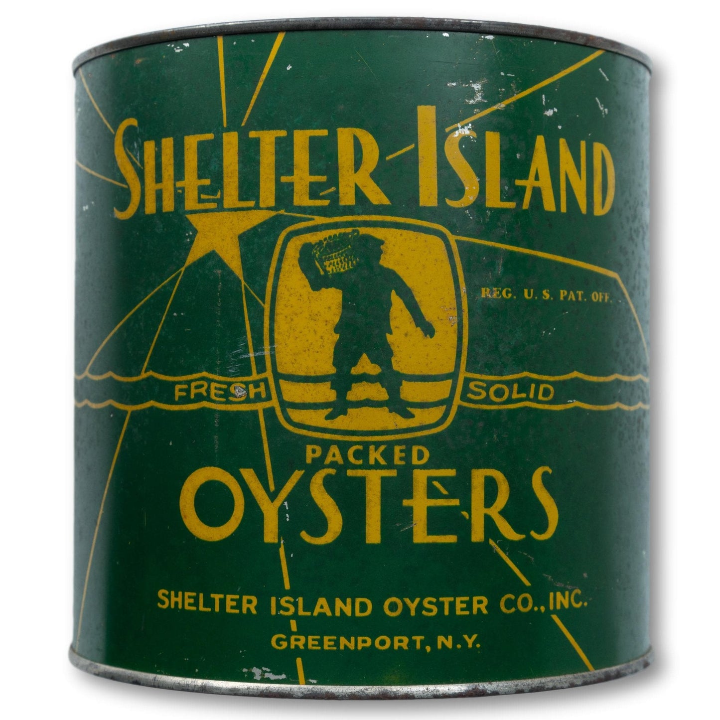 Shelter Island Oysters Tin