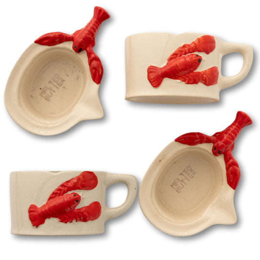 Pair of Lobster Butter Cups