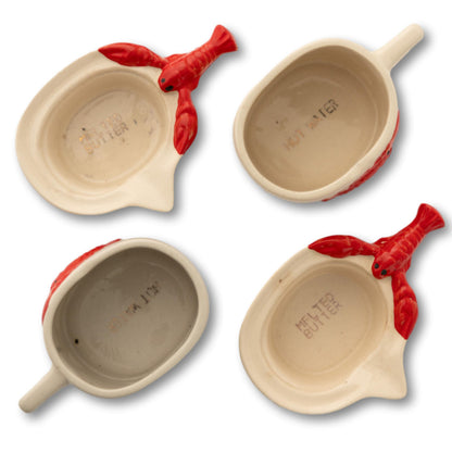 Pair of Lobster Butter Cups