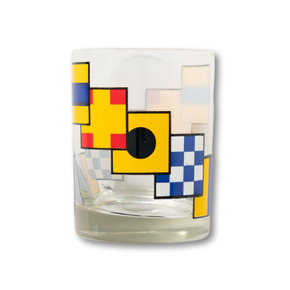 Signal Flag Double Old Fashioned Glasses