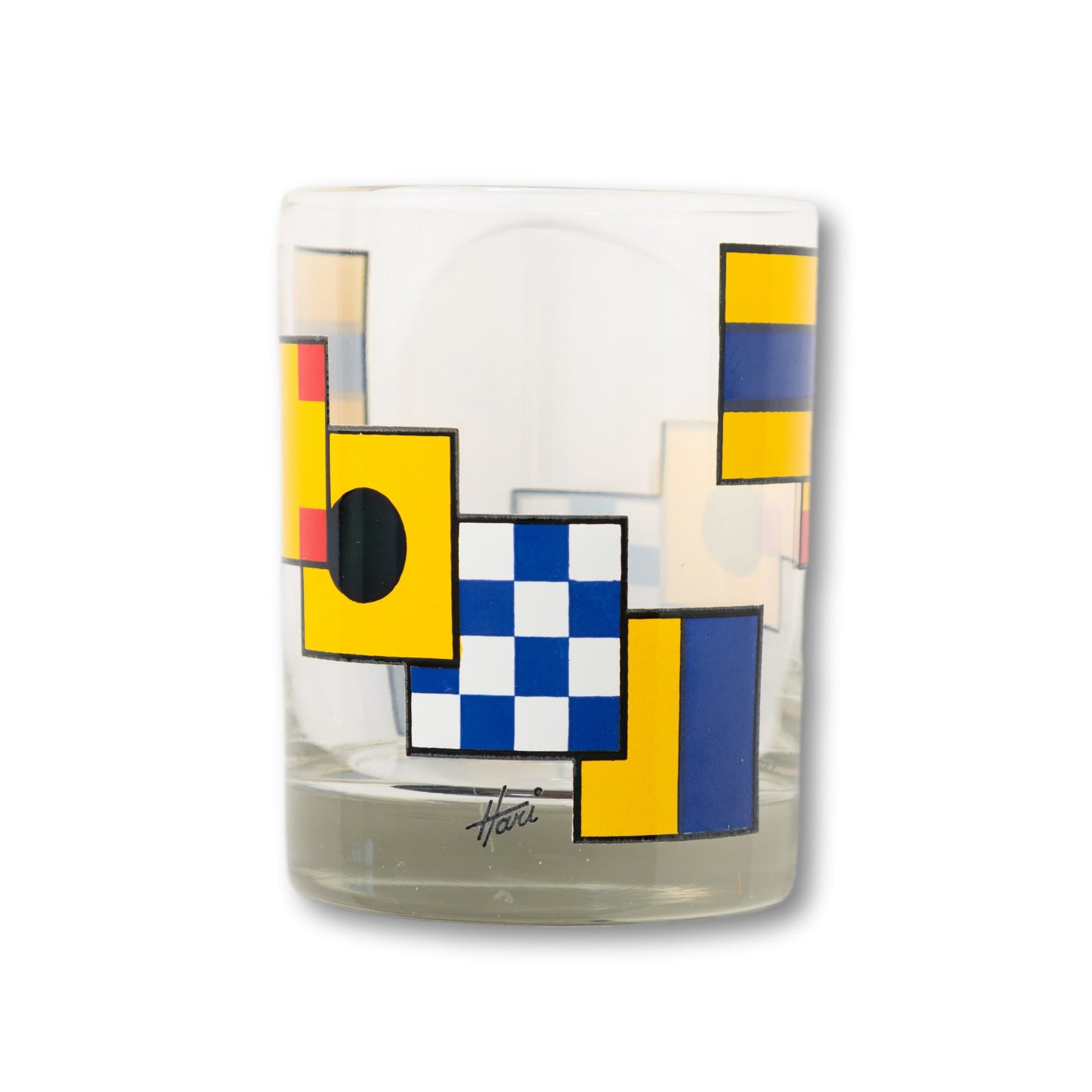 Signal Flag Double Old Fashioned Glasses