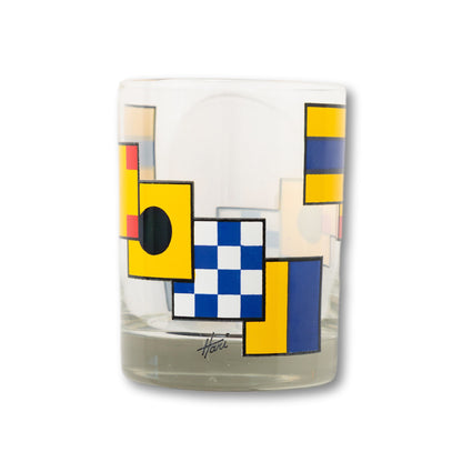 Signal Flag Double Old Fashioned Glasses
