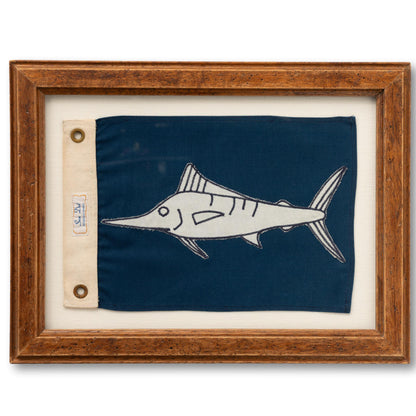 Medium Framed Marlin Flag