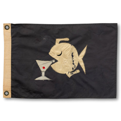 "Drink Like A Fish" Happy Hour Flag